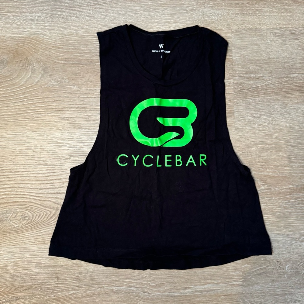 Wear It To Heart Logo Muscle Tank - Glow In the dark Cyclebar